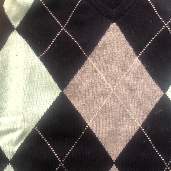 💠 SOLD J. Crew Men’s Argyle Vest - Size Large - Picture 4 of 4